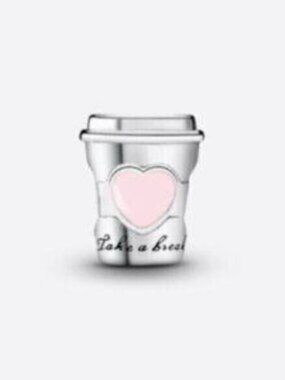 PANDORA Take a Break Coffee Cup Charm